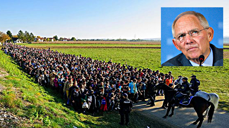 Bundesfinanzminister Schäuble räumt Fehler in der Flüchtlingspolitik ein