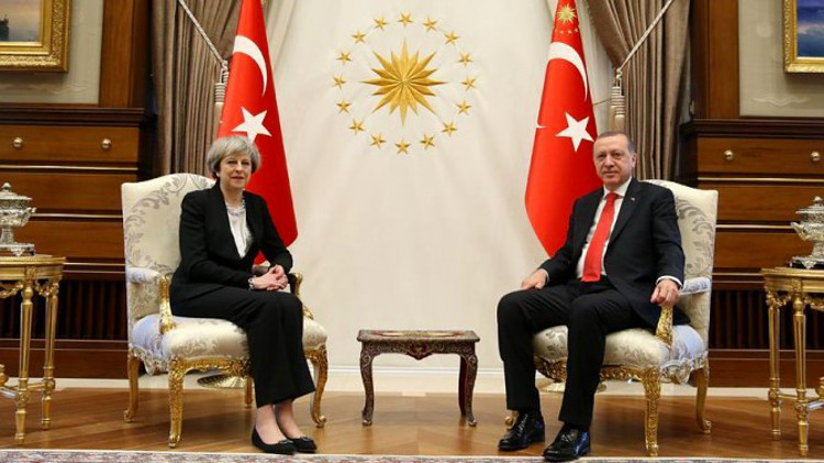 Türkei: Britische Premierministerin May trifft Präsident Erdo?an
