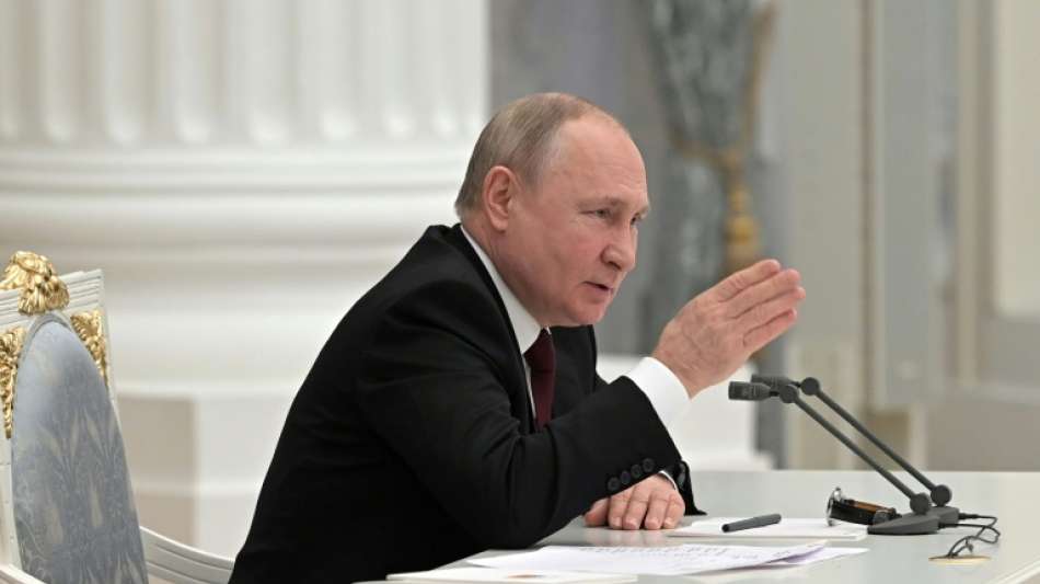 Putin erkennt Unabh&auml;ngigkeit von "Volksrepubliken" in Ostukraine an