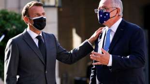 Erstes Gespr&auml;ch zwischen Macron und Morrison seit U-Boot-Streit 