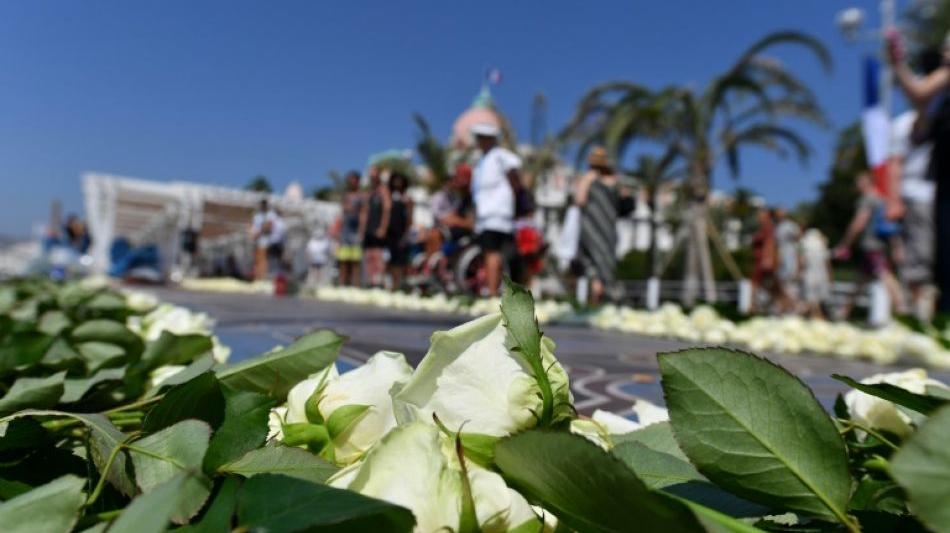 Erster Jahrestag des Anschlags von Nizza mit 86 Toten