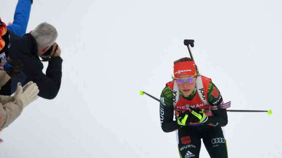Biathlon: Laura Dahlmeier wird Zweite im Sprint von Antholz