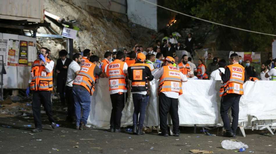 Dutzende jüdische Pilger bei Massenpanik in Israel gestorben