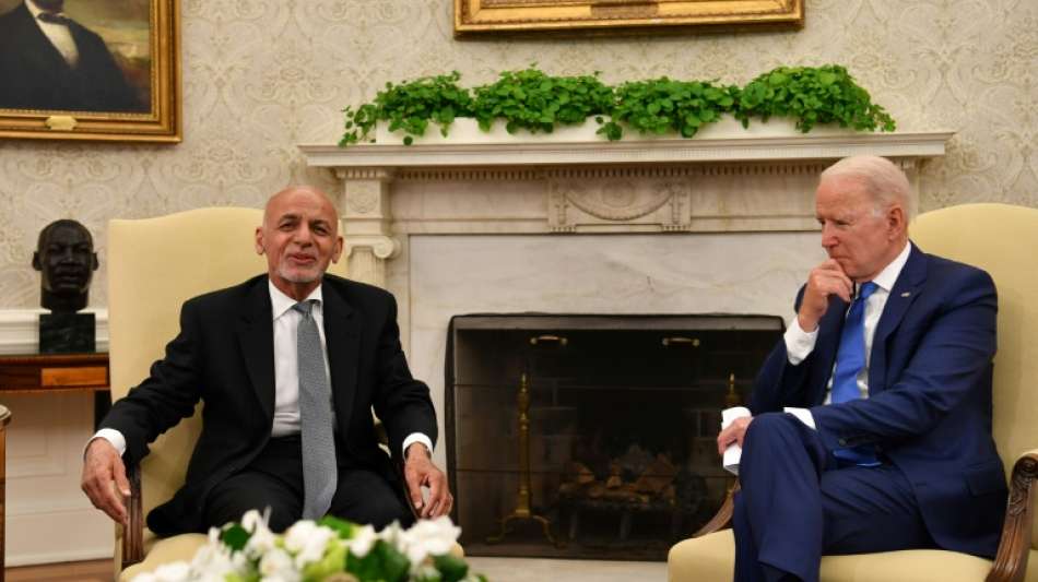 Biden empf&auml;ngt afghanischen Pr&auml;sidenten Ghani im Wei&szlig;en Haus