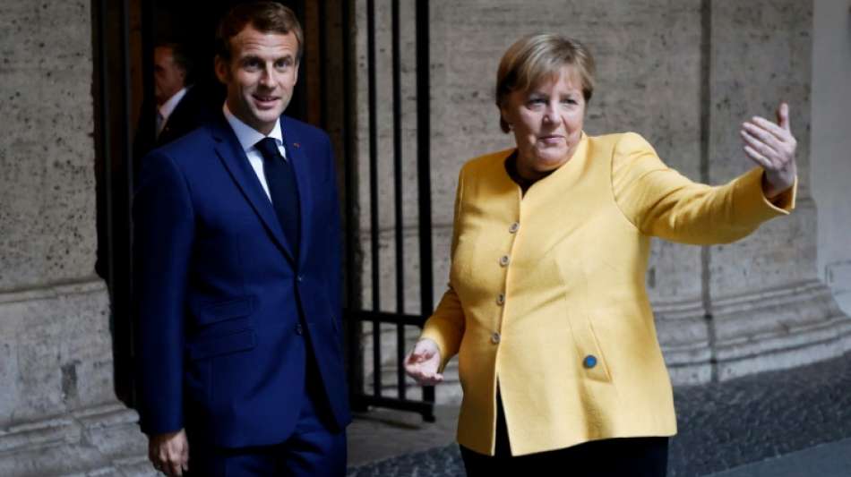 Merkel und Sauer zum Abschiedsbesuch bei Macrons