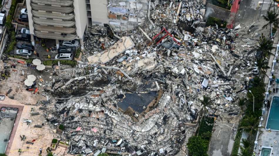 Suche nach Versch&uuml;tteten nach Teil-Einsturz von Hochhaus in Florida geht weiter