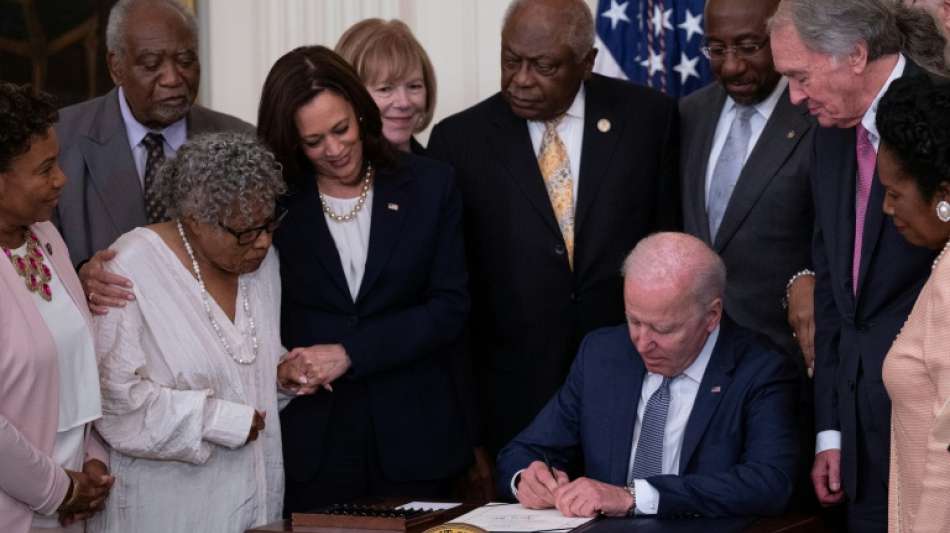 "Juneteenth" ist in den USA jetzt nationaler Feiertag