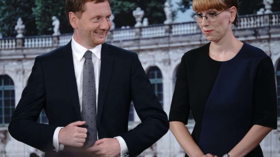 Nach Landtagswahl in Sachsen starten CDU, Grüne und SPD Sondierungsgespräche