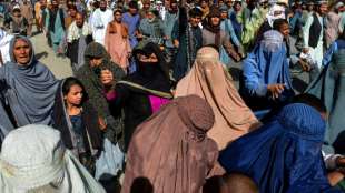 Hunderte Afghanen protestieren gegen Zwangsr&auml;umungen in Kandahar
