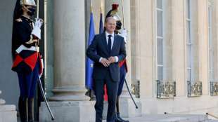 SPD-Kanzlerkandidat Scholz von Frankreichs Pr&auml;sident Macron empfangen