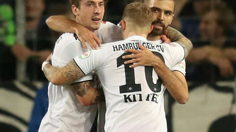 HSV gewinnt furioses Topspiel - Hannover 3:3 in Karlsruhe