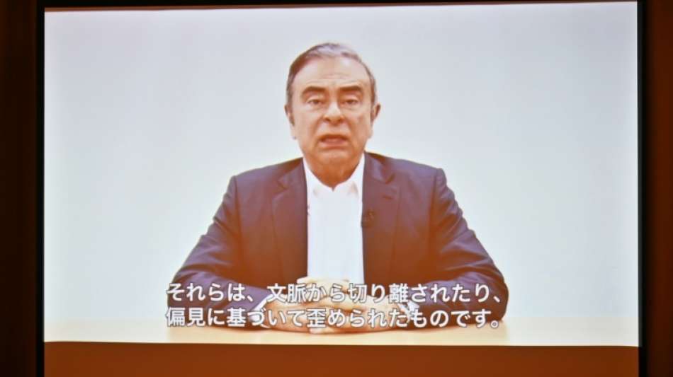 Ghosn beteuert erneut seine Unschuld