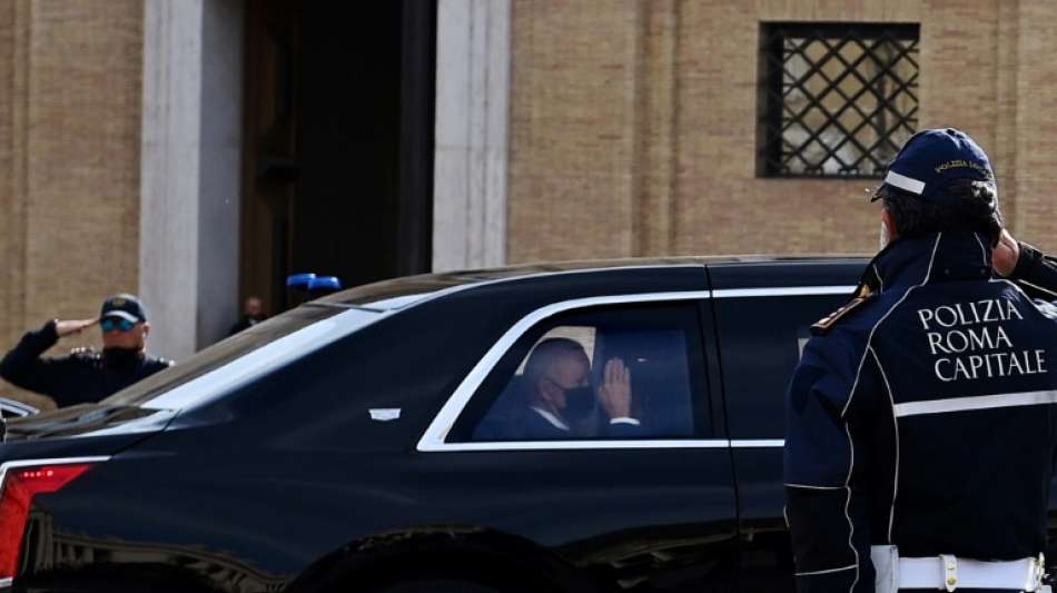 Biden trifft vor G20-Gipfel Papst und Macron in Rom