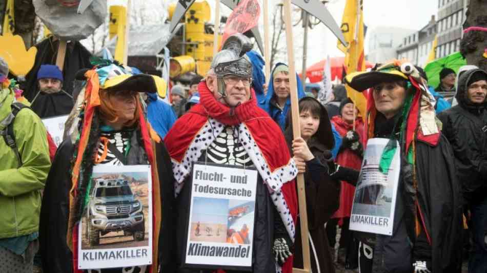 Klimaschutz: Tausende Menschen demonstrieren in Bonn die Umwelt