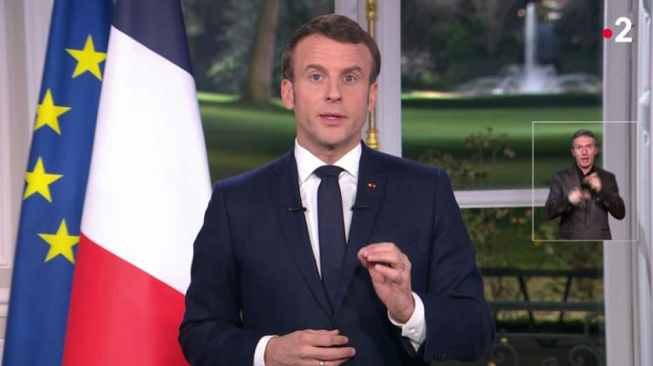 Macron kündigt in Neujahrsansprache Festhalten an Rentenplänen an