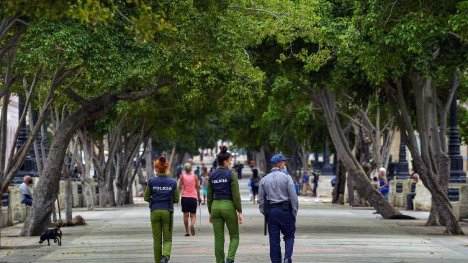Massive Polizeipr&auml;senz in Havanna vor geplantem Gro&szlig;protest der Opposition