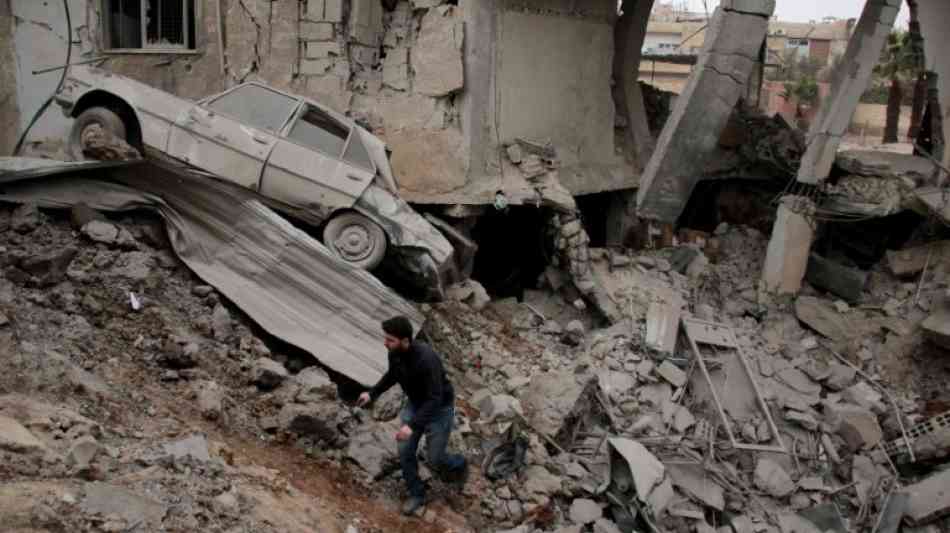 Syrien: 28 Zivilisten durch Angriffe nahe Damaskus get