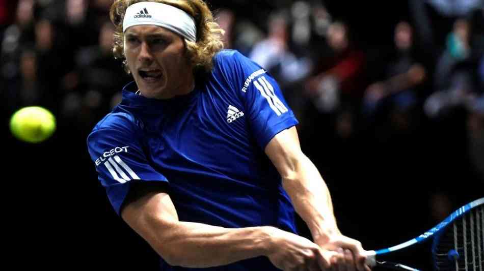 Tennis - Laver Cup: Alexander Zverev startet mit Sieg 7:6 (7:3), 7:6 (7:5)