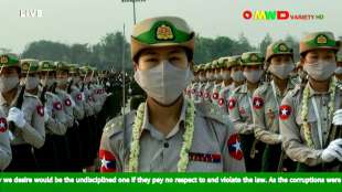 Myanmars Junta demonstriert Macht mit Militärparade - viele Tote bei Protesten