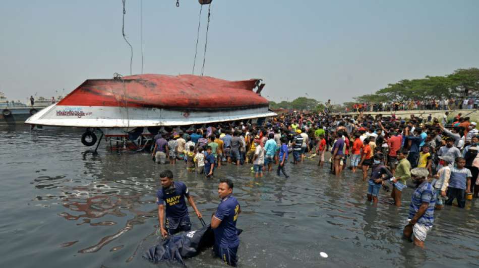 Opferbilanz von Fährunglück in Bangladesch weiter auf 34 Tote gestiegen