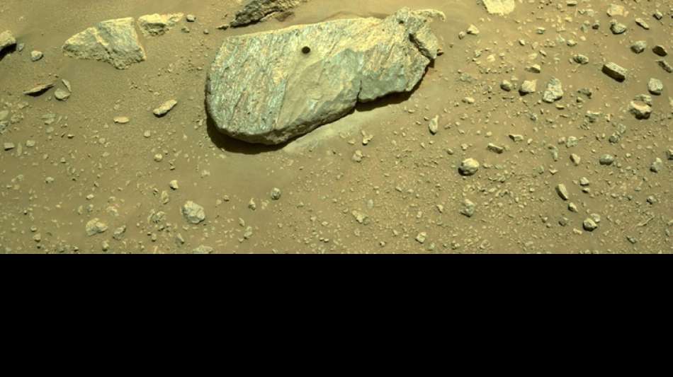 Nasa: Gesteinsproben vom Mars weisen auf Kontakt mit Wasser hin