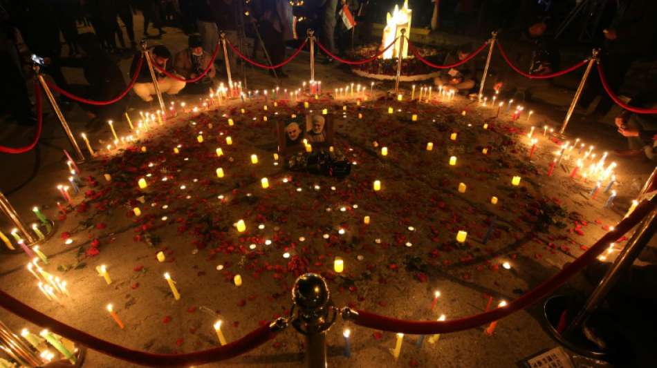 Ein Jahr nach Tötung von iranischem General Soleimani Protest gegen die USA im Irak