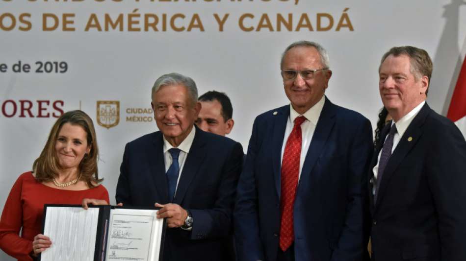 USA, Mexiko und Kanada unterzeichnen neues Freihandelsabkommen