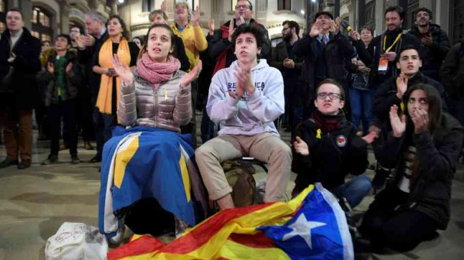 Katalonien nach Sieg von Unabh