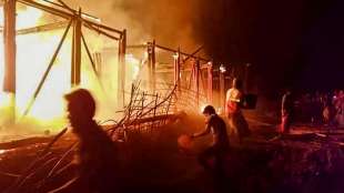 Unicef geht von Brandstiftung bei vier abgebrannten Schulen in Rohingya-Lager aus