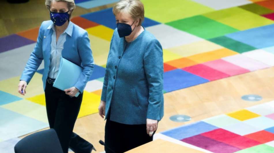 Merkel empf&auml;ngt von der Leyen im Kanzleramt