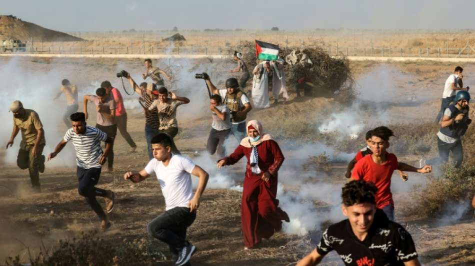 Rund 20 Pal&auml;stinenser bei erneuten Protesten an Grenze zum Gazastreifen verletzt