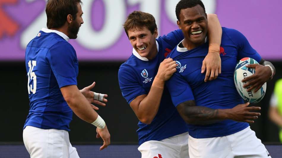 Rugby-WM: Neuseeland mit Kantersieg - Frankreich im Viertelfinale