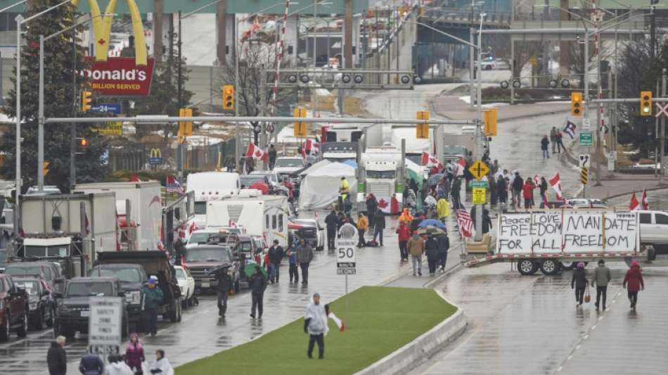 USA erh&ouml;hen wegen Lkw-Blockaden den Druck auf Kanada