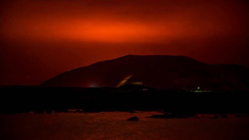 Isl&auml;ndischer Vulkan Fagradalsfjall ausgebrochen