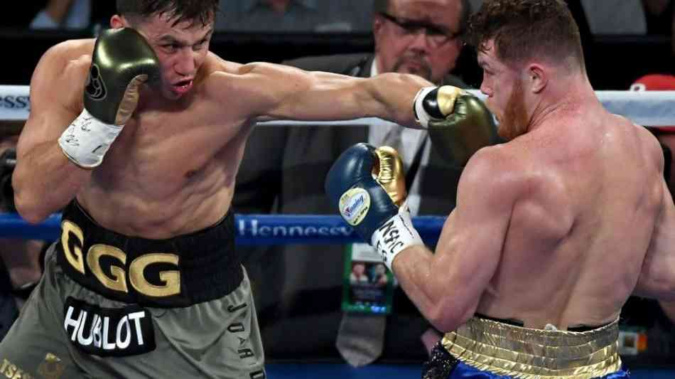 Mega-Fight in Las Vegas: Unentschieden zwischen Alvarez und Golowkin