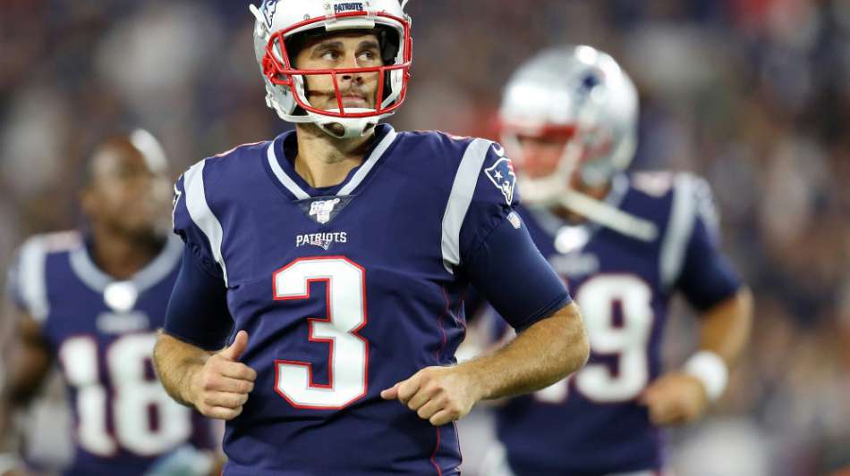 NFL: Patriots verlieren Rekordkicker Gostkowski