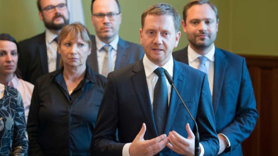 Koalitionsverhandlungen von CDU, Grünen und SPD in Sachsen starten