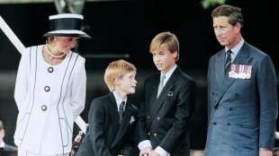 William und Harry sehen sich bei Enth&uuml;llung von Statue ihrer Mutter Diana