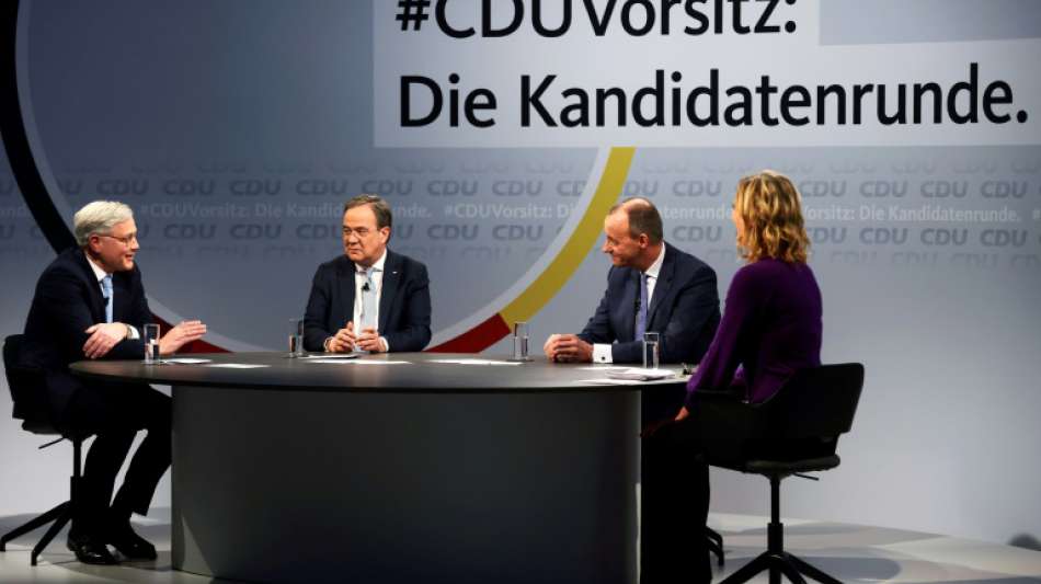 Letzter Schlagabtausch zwischen Kandidaten für den CDU-Vorsitz