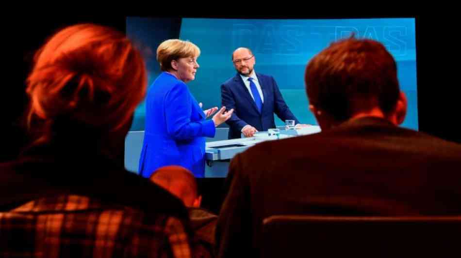 Kleine Parteien von TV-Duell Schulz-Merkel entt