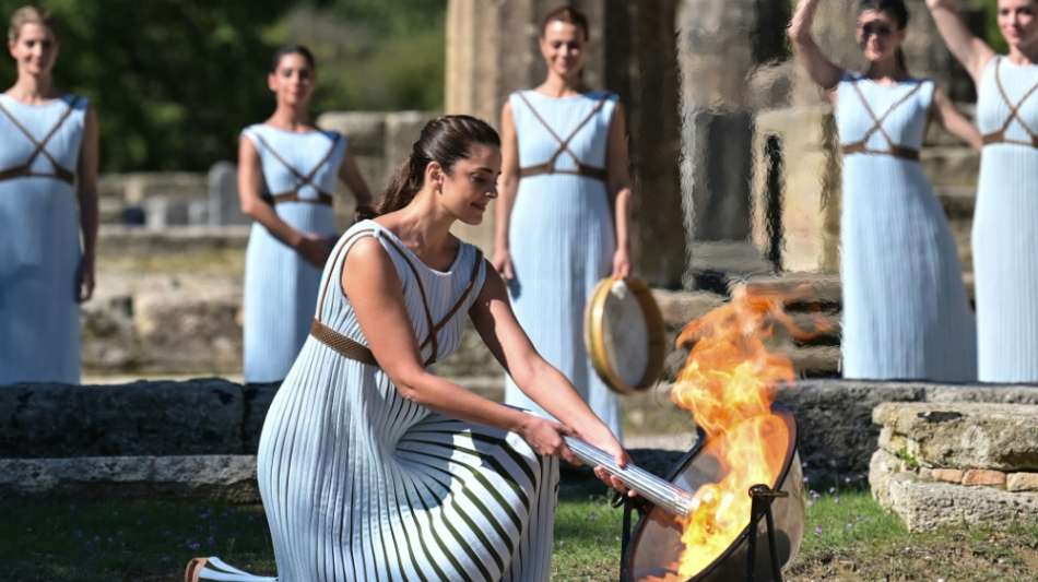 Olympische Flamme für Peking entzündet - erneuter Tibet-Protest