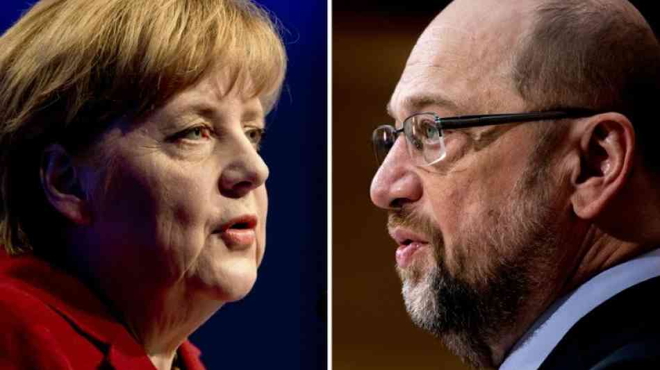 "Politbarometer": Merkel und die Union stabil vor Schulz und der SPD