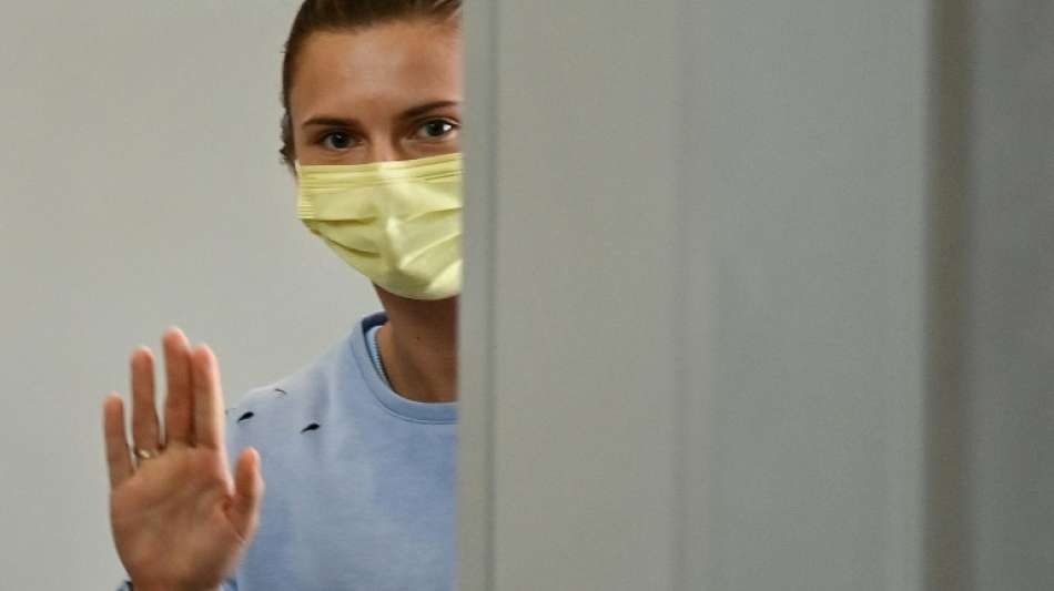 Belarussische Sportlerin Timanowskaja in Wien gelandet