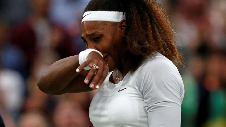 "Herz gebrochen": Serena Williams gibt in der ersten Runde von Wimbledon verletzt auf