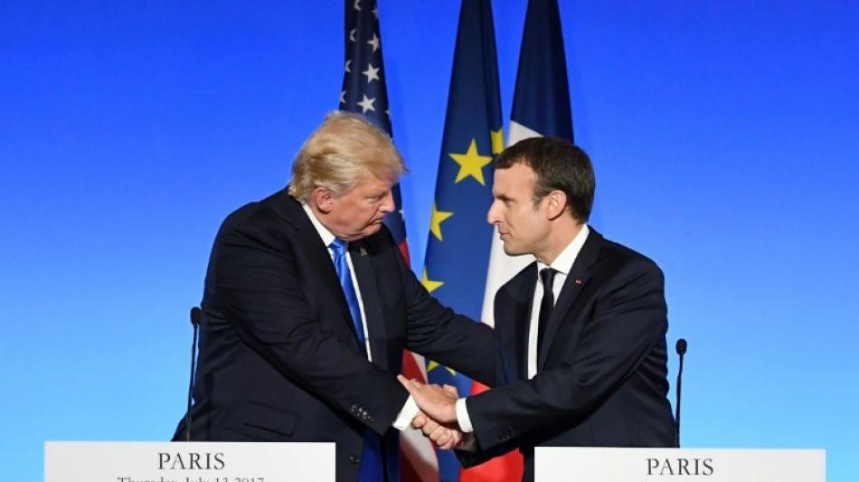 Macron-Trump: Gute Beziehungen zwischen USA und Frankreich