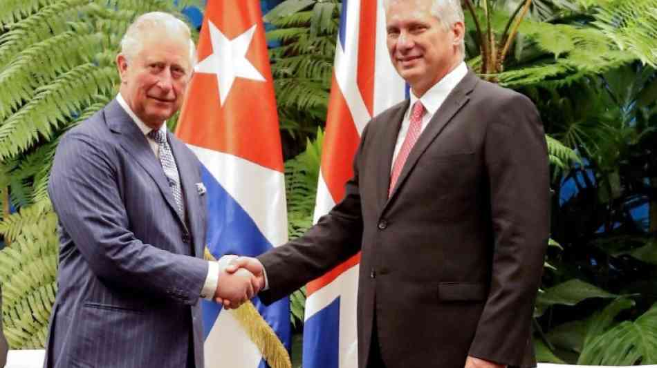 Prinz Charles trifft bei Kuba-Reise Präsident Miguel Díaz-Canel
