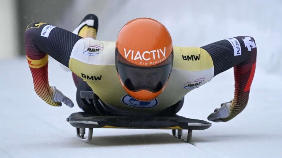 Skeleton: Weltmeister Grotheer zur Halbzeit auf Goldkurs, deutsche Doppelf&uuml;hrung
