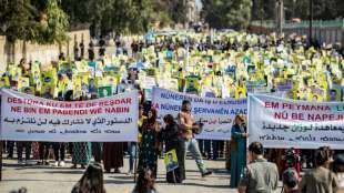 Syrische Kurden protestieren gegen "Ausschluss" aus Verfassungskomitee