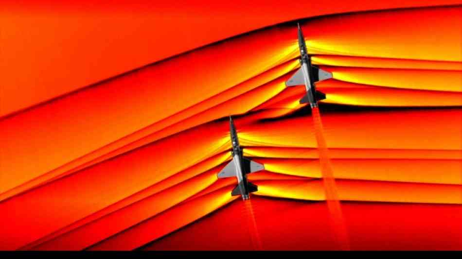 Nasa schießt erstmals Fotos von Stoßwellen zweier Überschallflugzeuge