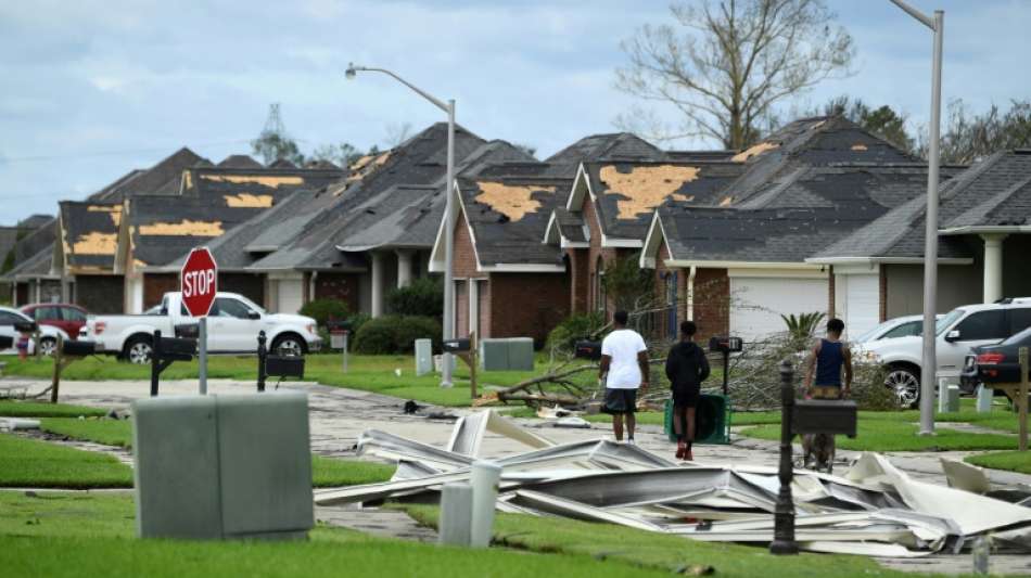 N&auml;chtliche Ausgangssperre in New Orleans nach Durchzug von Hurrikan "Ida"